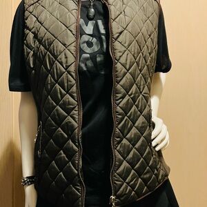 Active USA Olive Quilted Jacket